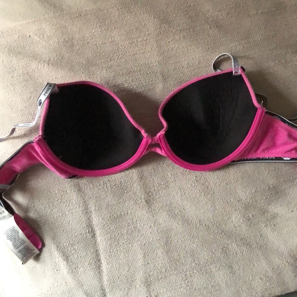 Vintage Juicy Couture Black Label Hot Pink bra 34C - Picture 4 of 4